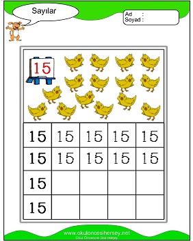 okul öncesi 0 sayısı çizgi çalışması